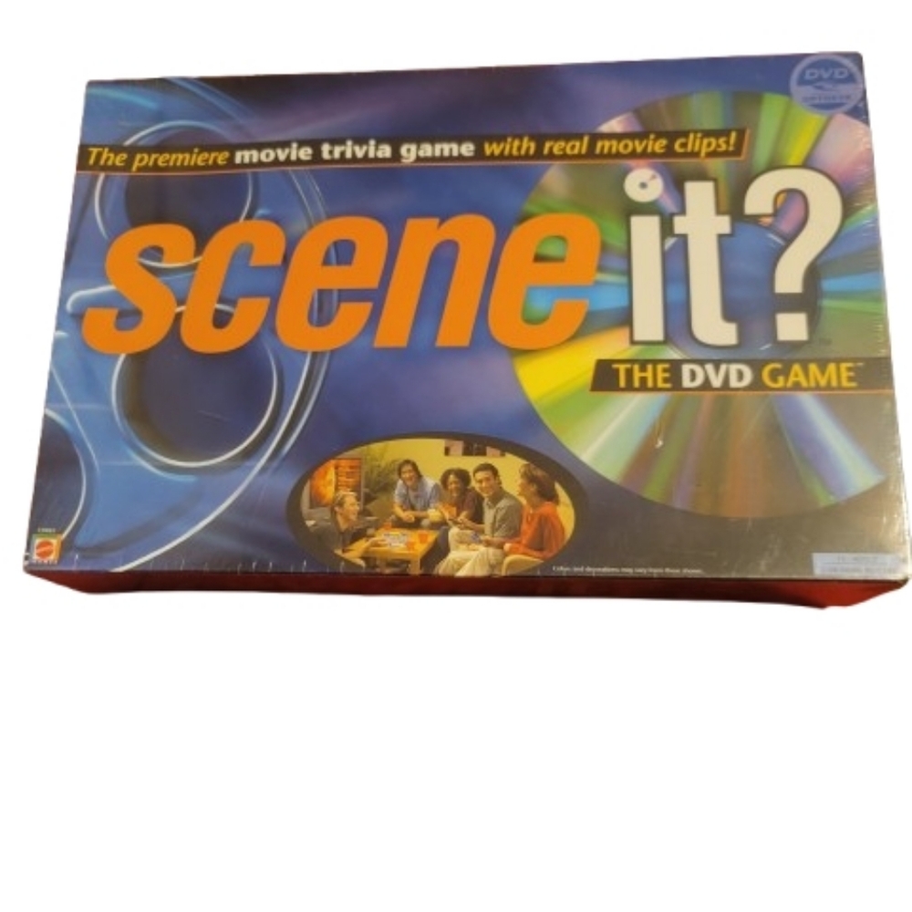 Scene It? The DVD Game Mattel 2007 Sealed Gift Holidays Unisex Gift Family Night
